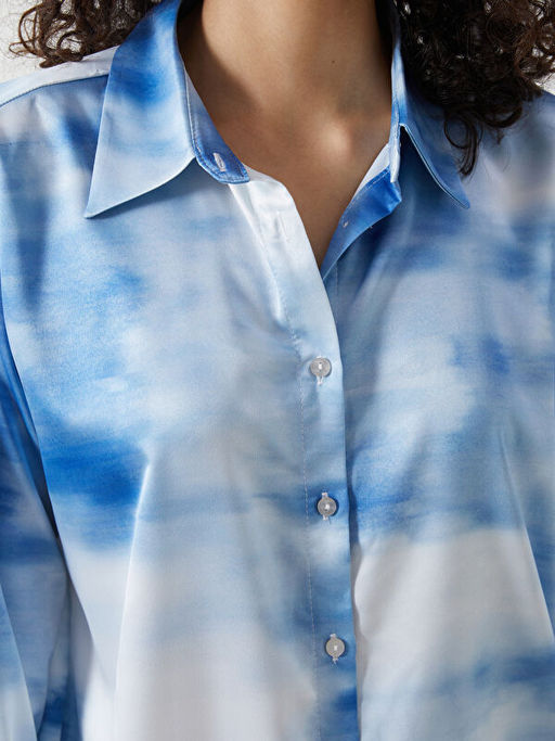 Batik Saten Kad?n G?mlek Tunik