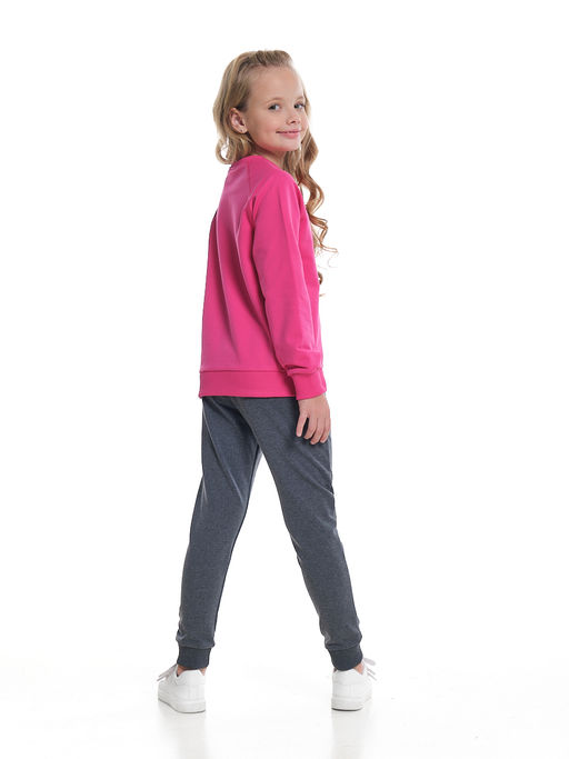 Костюм для девочки UD 7745 малина/графит - Mini maxi фото 2