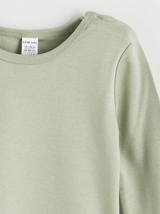 Bisiklet Yaka Erkek Bebek ??t??tl? Body