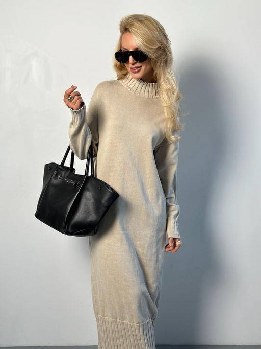 Платье #КТ243, бежевый - Dommod фото 9