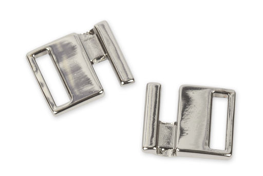 Застежка Gamma GB 1388 металл 27 х 14 мм 10 шт №04 под никель