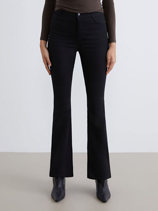 Flare Kad?n Jean Pantolon