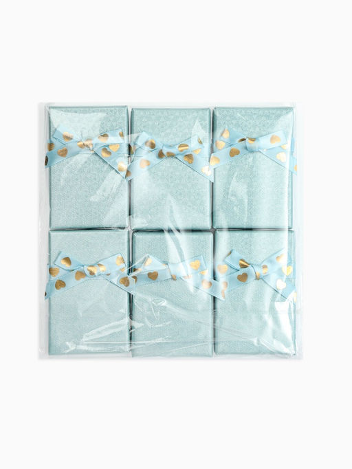 Набор подарочных коробочек 6 шт. под набор «Влюбленность», 5×8 см, голубой