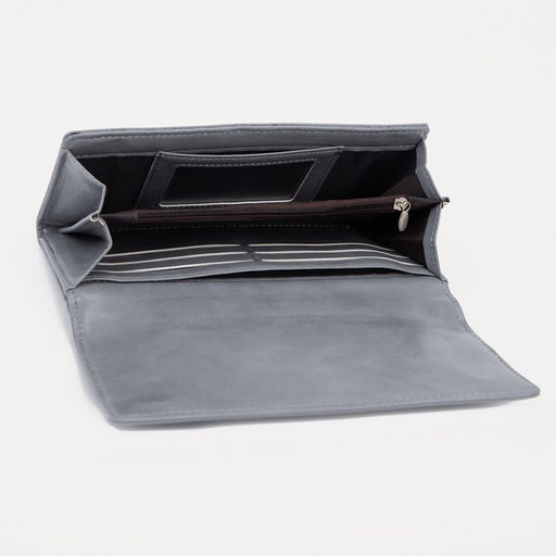 Кошелёк на магнитах, цвет серый - Simaland фото 3