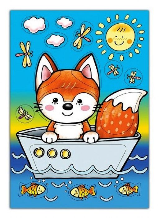 Дрофа. Развивающая рамка "Лисёнок" арт.3821 /50