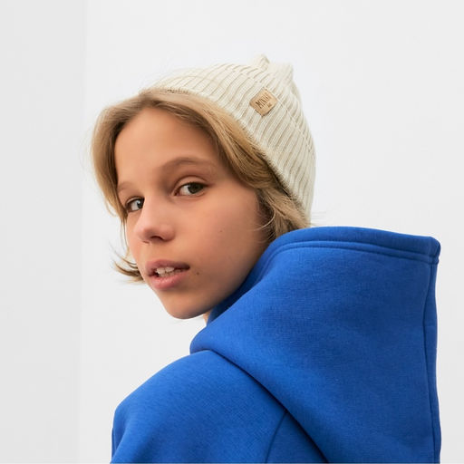Шапка детская MINAKU, бежевая, размер 48-52 (3-5 лет)