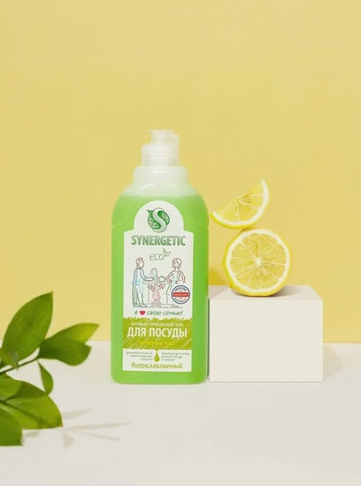 Гель для мытья посуды «Зеленый чай», 0,5л - Synergetic фото 3