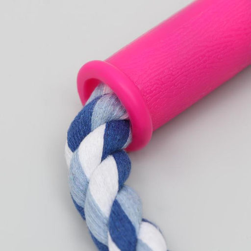 Игрушка тренировочная канатная с ручкой Канат с мячом, 140 г - Пижон фото 3