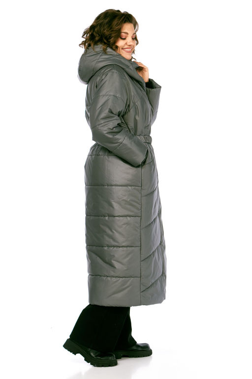 Пальто Diamant 2128 серый фото 12