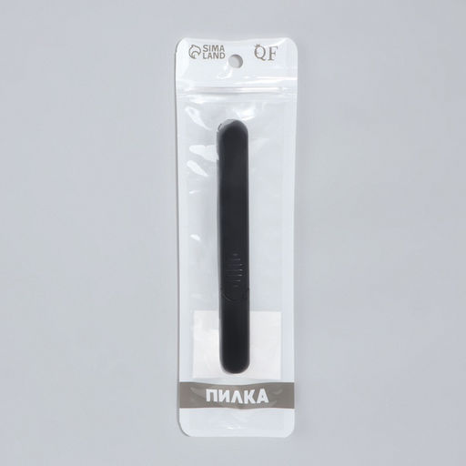 Цена за 2 шт. Пилка стеклянная для ногтей, 14.2 см, в футляре, чёрная