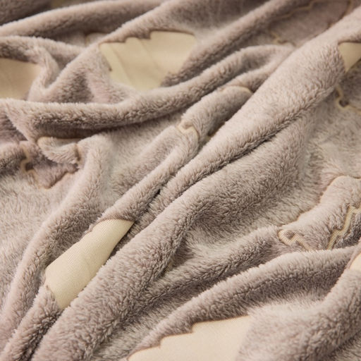 Плед светящийся в темноте «Этель. Елочки», 180×200 см, корал-флис