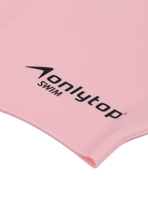 Шапочка для плавания взрослая, силиконовая, 46 гр, розовая