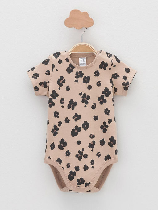 К 6073-2уп/тем.бежевый Н096,бежевый Н085.1 набор полукомбинезон (боди) яс