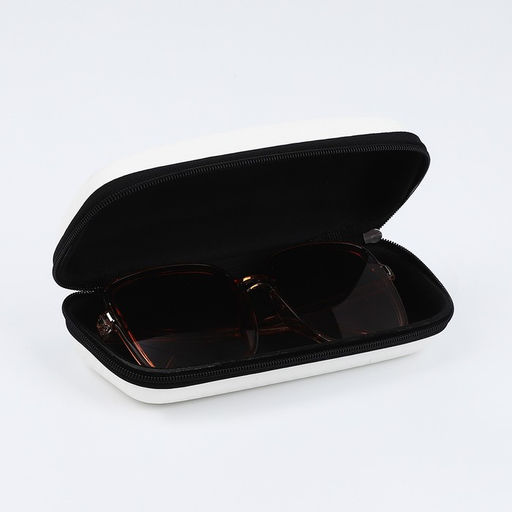 Футляр для очков на молнии, цвет белый