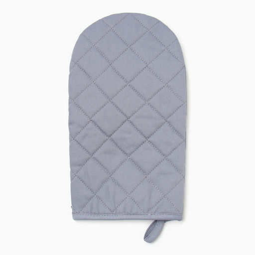 Варежка-прихватка Этель Kitchen цв.серый, 15х28см,саржа, 100% х/л  фото 3