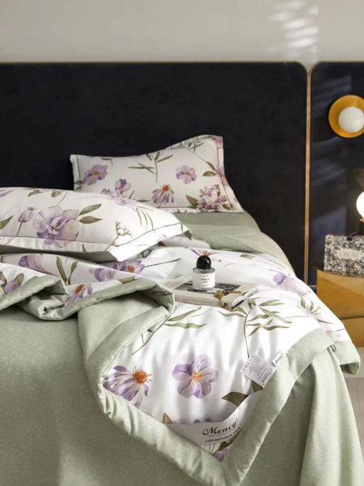 Одеяло Mency двухстороннее с простыней и наволочками ODMENHD09 1.5 спальный