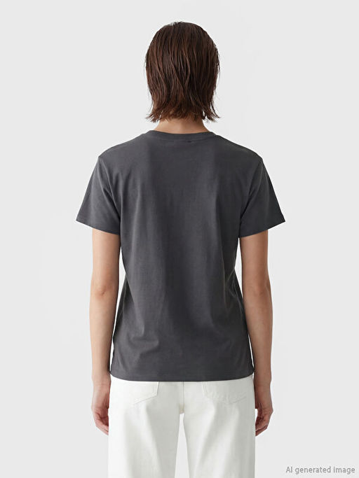 Bisiklet Yaka P?sk?l Detayl? Bluz