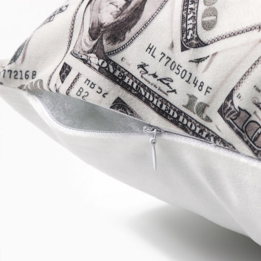 Подушка декоративная Этель Dollars 40х40 см, велюр, 100% п/э  фото 4