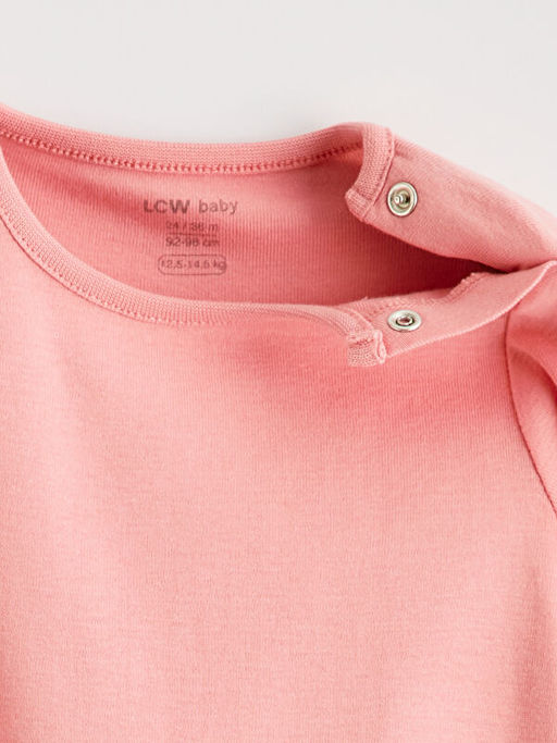 Uzun Kollu Bisiklet Yaka K?z Bebek ??t??tl? Body