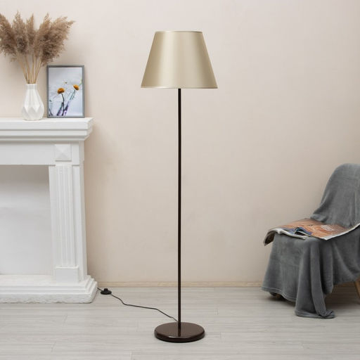 Торшер напольный BayerLux 1064/1, E27, 1×15 Вт, Коричневый