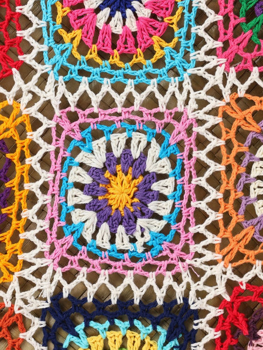 Сумка плетёная из пандана, 30×10×50 см, разноцветная