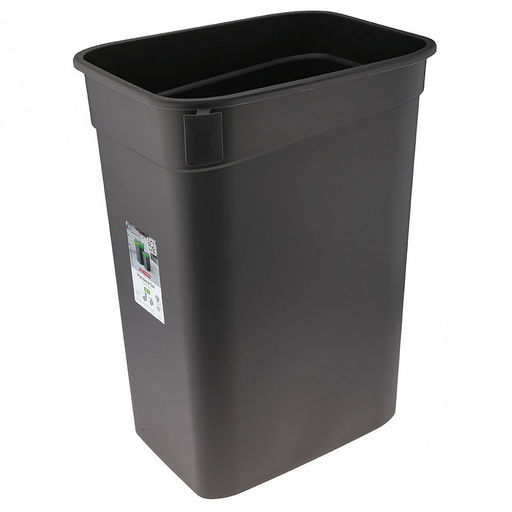 Ведро для мусора с плавающей крышкой пластмассовое SMART BIN 50л, с креплением для мусорных пакетов, зеленый Econova (Россия) - Домашняя мода фото 7
