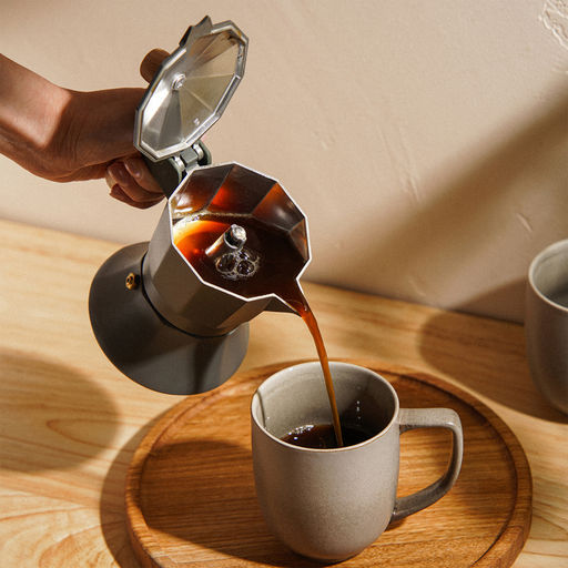 Кофеварка гейзерная SL Home «Ферамо», 150 мл, 11×15.5×12 см, алюминий, оливковая