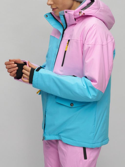 Горнолыжный костюм женский фиолетового цвета 02302F - Chunmai фото 13