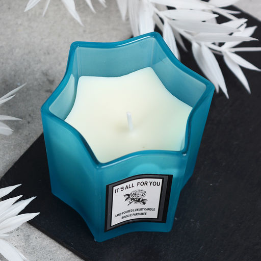 Свеча ароматическая в подсвечнике 7х7 см / B712 /уп 96/ - ГалеонТрейд фото 12