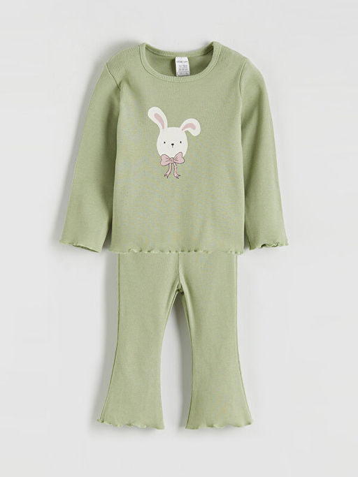 Bisiklet Yaka K?z ?ocuk Ti??rt ve Tayt