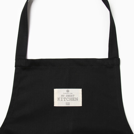 Фартук Этель Kitchen цв.черный, 60х70см, саржа, 100% х/л  фото 2