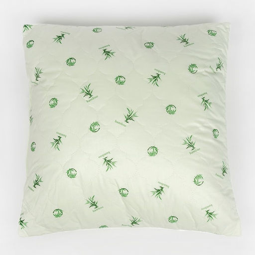 Подушка Адамас Бамбук, размер 50х70 см, бамбуковое волокно, чехол тик