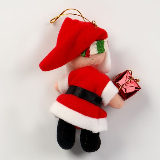 Мягкая игрушка Дед мороз на подвесе, виды МИКС - Simaland фото 2