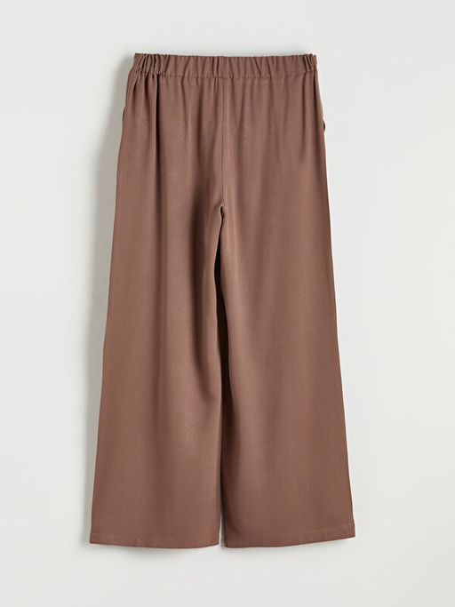 Beli Lastikli Pileli K?z ?ocuk Pantolon