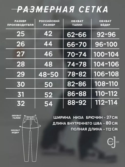 Женские джинсы прямые широкие CRACPOT 1529