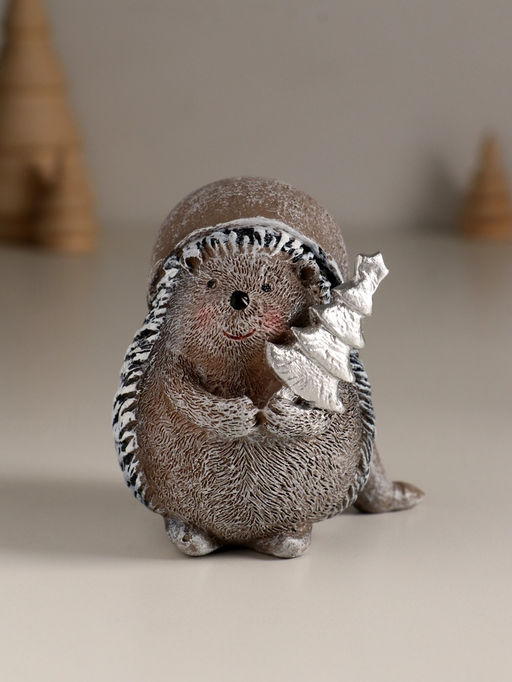 Фигурка полистоун «Ёжик в длинном колпаке», 8×5.7×8 см, МИКС