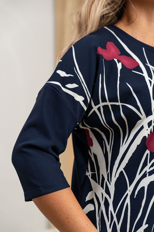 Джемпер АА-129 цветы