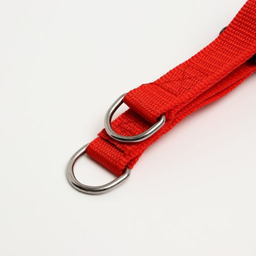 Шлейка Комфорт комбинированная, 2,5 см, ОШ 55-70 см, ОГ 60-73 см, красная - Пижон фото 5