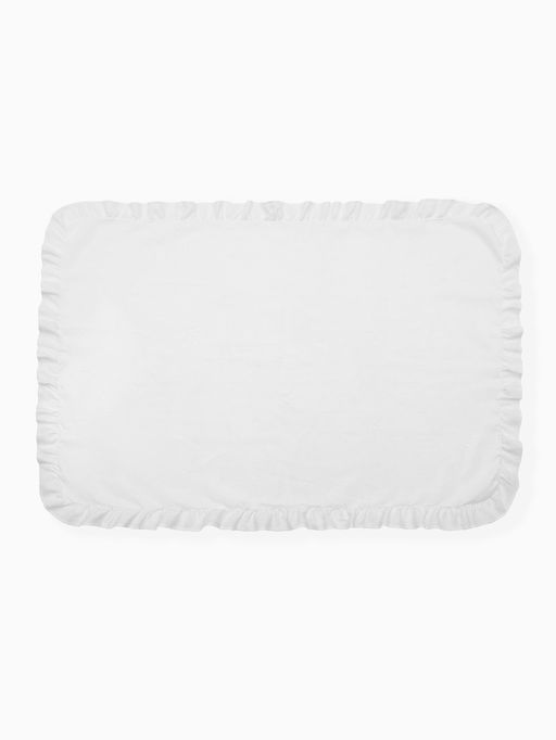 Скатерть «Этель» Ivory, 150×220+/-3 см, 100% лён, белая, 170 г/м²