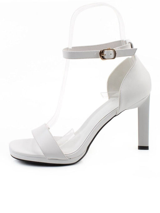 08-A78F-620D WHITE Босоножки женские (натуральная кожа)