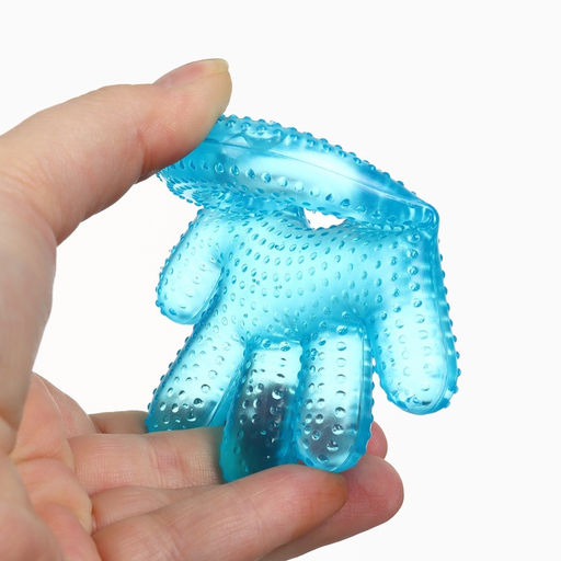 Прорезыватель охлаждающий с водой «Ладошка», голубой, Крошка Я