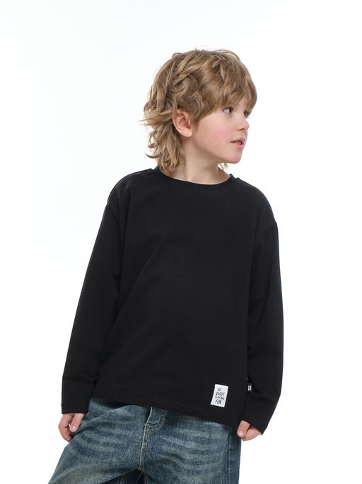 Базовый лонгслив для мальчика 22-6007 белый - Mini maxi фото 59