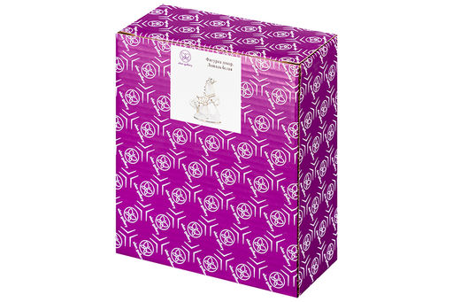 Фигурка декоративная 11*5*14,5 см Лошадь белая с золотом, фарфор - Elan gallery фото 5