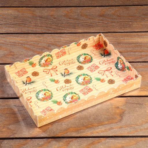 Цена за 10 шт. Коробочка для печенья Кролики, 22 х 15 х 3 см - Simaland фото 3