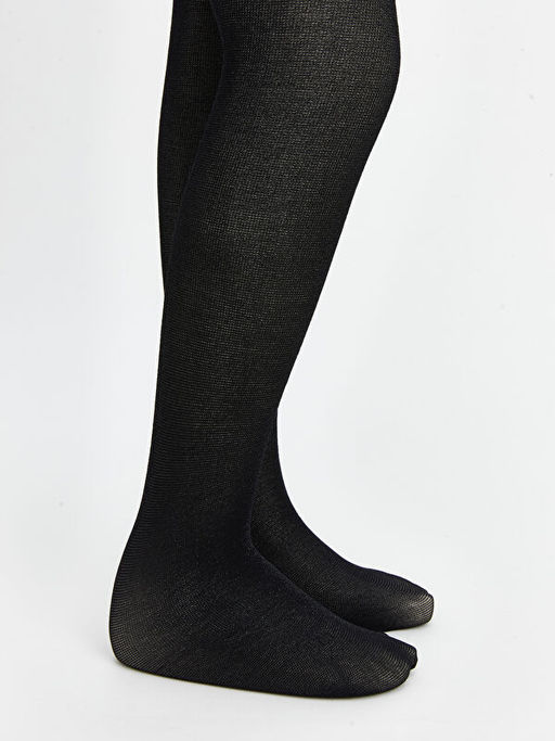 K?z ?ocuk Simli ?nce K?lotlu ?orap 2li