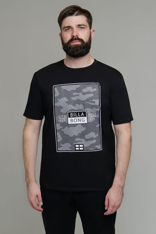 Арт. 67103 Футболка мужская 50-58 (5 шт) Цвет:черный - Идеал фото 3