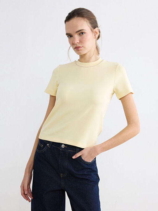 Dik Yaka Ta?l? Kad?n Ti??rt