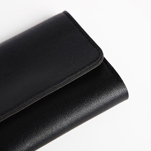 Кошелёк на кнопке, цвет чёрный - Simaland фото 3