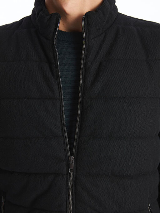 Slim Fit Dik Yaka Erkek ?i?me Yelek