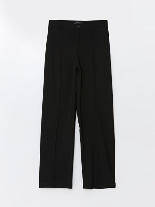 Dar Fit D?z Geni? Pa?a Kad?n Pantolon